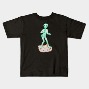 Singing Alien Kids T-Shirt